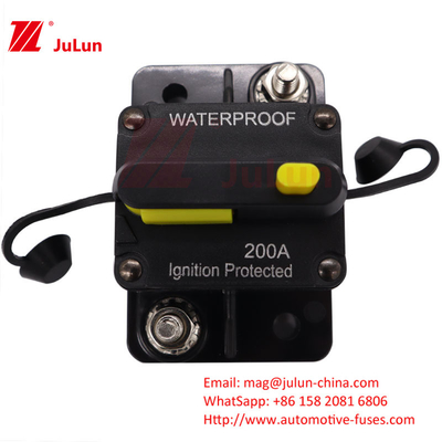 Yacht RV 0A-300A Yacht RV Switch Fuse Automatic Reset 12-48v Switch Fuse Holder Protector